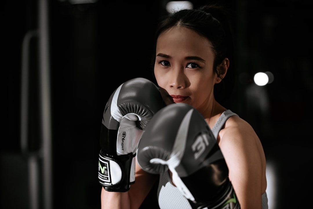 Children training together in Muay Thai class at Kallang gym